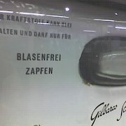 Blasenfrei zapfen