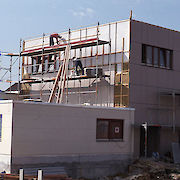 Umbau der Werkstatt 1982