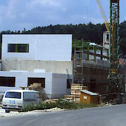 Umbau der Werkstatt 1982