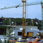 Umbau der Werkstatt 1982